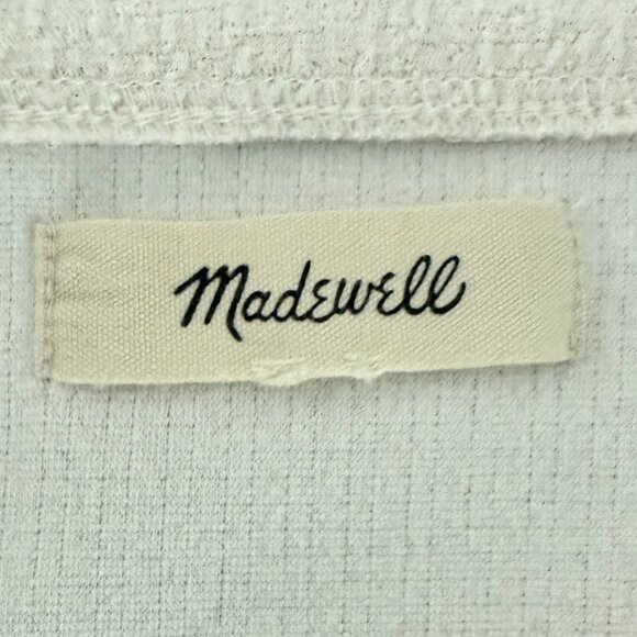 Madewell Crepe Square Neck Puff Sleeve Top Size S - Picture 9 of 10